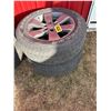 Image 1 : (Consigned) 4- Ford 6-hole rims c/w good year 275/55R20 tires