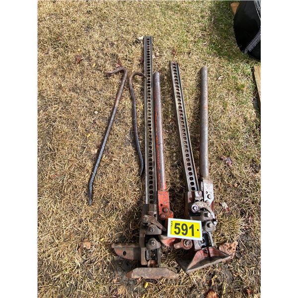 2- Jack-alls & 2- Crowbars