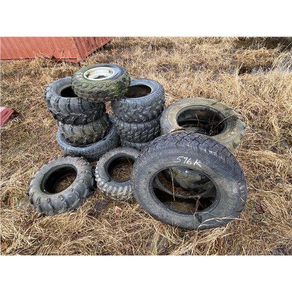 Pile of misc. tires