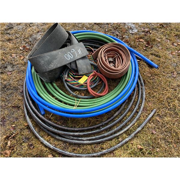 Qty of hose, wiring & belting