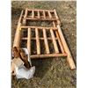 Image 1 : Wood bed frame c/w mattress