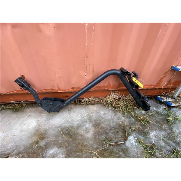 Rear hitch bicycle rack, alum. Ext. ladder