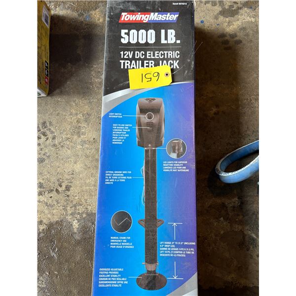 New 12-Volt trailer jack