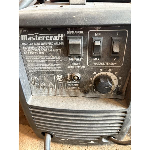 MasterCraft MIG/Flux core wire feeder welder