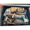 Image 11 : Craftsman rolling tool chest loaded with wrenches, sockets, screwdrivers, caulking, and misc.