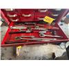 Image 4 : Craftsman rolling tool chest loaded with wrenches, sockets, screwdrivers, caulking, and misc.