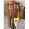 Image 1 : 2- Axes, wood splitter & sledge hammer