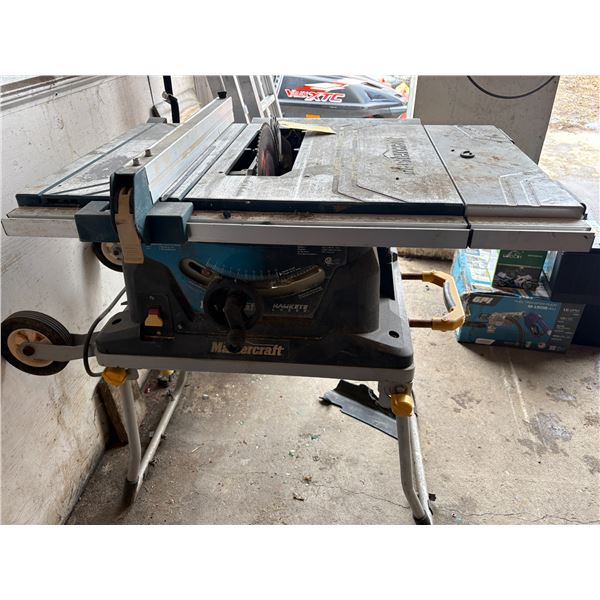 Mastercraft table saw