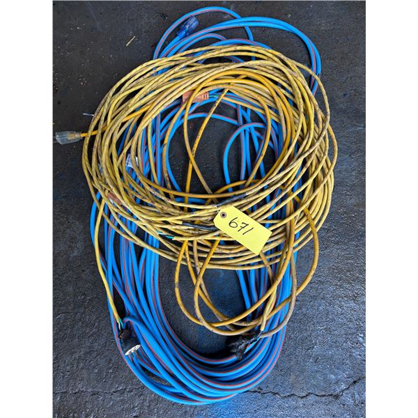 2- Long ext. cords