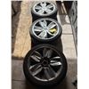 Image 1 : (Selling all together) 3- 225/40R18 c/w mag wheels