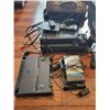 Image 3 : (In house) VHS camcorder, small monitor, routers and various electrical