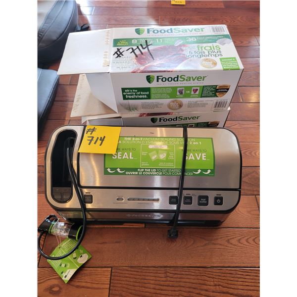 Food Saver c/w seal bags