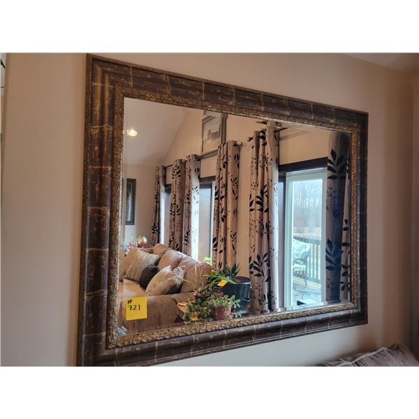 Large framed mirror
