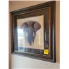 Image 1 : Framed elephant picture