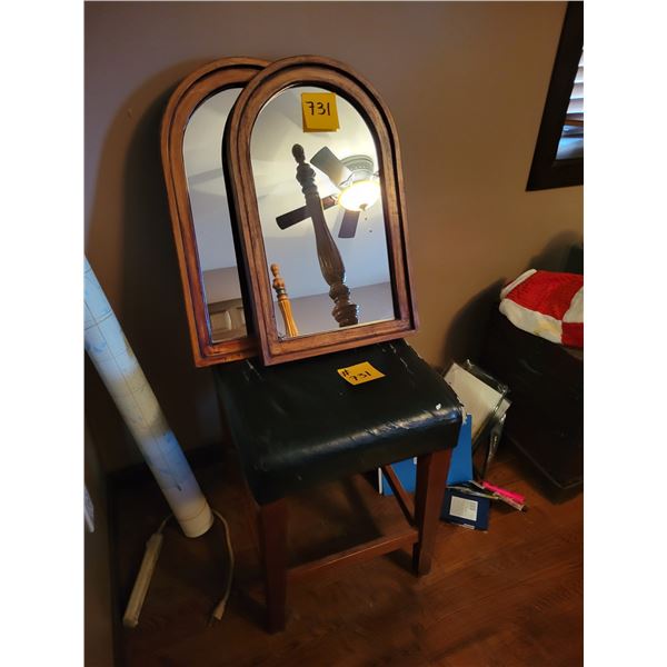 2- Mirrors & chair