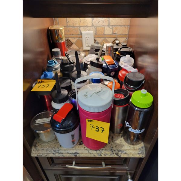 Qty of travel mugs, tumblers, cooler etc.