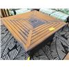 Image 1 : Fire pit table (No propane tank) c/w patio rug