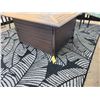 Image 2 : Fire pit table (No propane tank) c/w patio rug