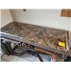 Image 2 : Granite top table, 54 in. x 22 in. x 35 in. H