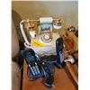 Image 2 : 2- Vintage phones (some damage) & 2- cordless phones