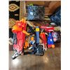 Image 1 : Qty of nerf guns c/w darts & build-a-fort