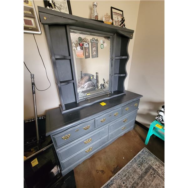 Dresser with mirror