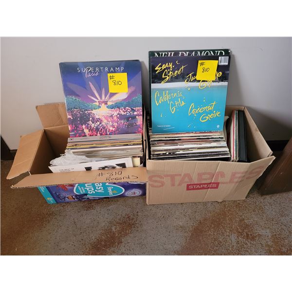 Qty of vinyl records