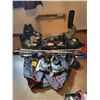 Image 1 : Qty of hockey sticks, helmet, puck launcher, hockey bag and skates