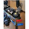 Image 3 : Qty of hockey sticks, helmet, puck launcher, hockey bag and skates