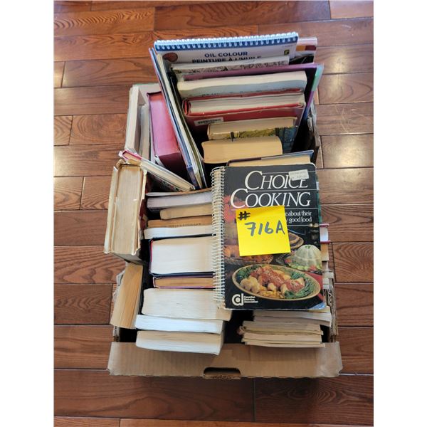 Qty of cook books, coloring books, novels etc.