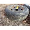 Image 1 : (Selling all together) 3- Good tires & 8-hole rims