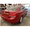Image 8 : 30 -- 2011 CHEVROLET CRUZE LT, RED, 119604 KMS, FRONT WHEEL DRIVE