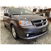 Image 8 : 206 -- 2017 DODGE GRAND CARAVAN, GREY, 170037 KMS, FRONT WHEEL DRIVE