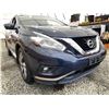 Image 8 : 130 -- 2015 NISSAN MURANO, BLUE, 230452 KMS, ALL WHEEL DRIVE