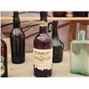 Image 2 : 720 -- VINTAGE TURNER CO GRAPE CORDIAL BOTTLE AND SEAGRAMS WHISKY BOTTLE, AND MORE VINTAGE GLASS BOT