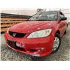 Image 1 : 34 -- 2005 HONDA CIVIC, RED, 230138 KMS, FRONT WHEEL DRIVE