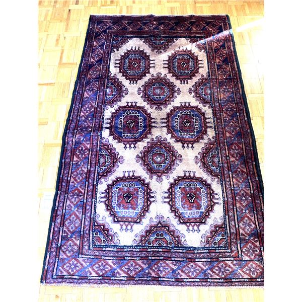 Persian Wool Rug, Belochi/Torkman C