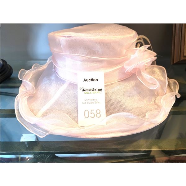 Ladies Fine Tule Organza Hat A