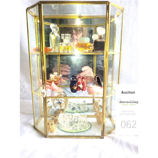 Brass & Glass Display & More A