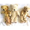 Image 1 : Vintage Nisbit, Merry Thought & Herman Teddies A