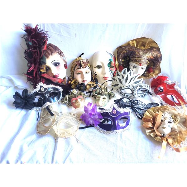 Decorative Porcelain Fases & Masks A