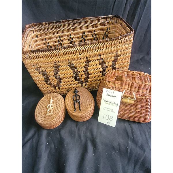 Hand Woven Baskets A