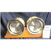 Image 2 : Set of Ship Clock & Barometer A