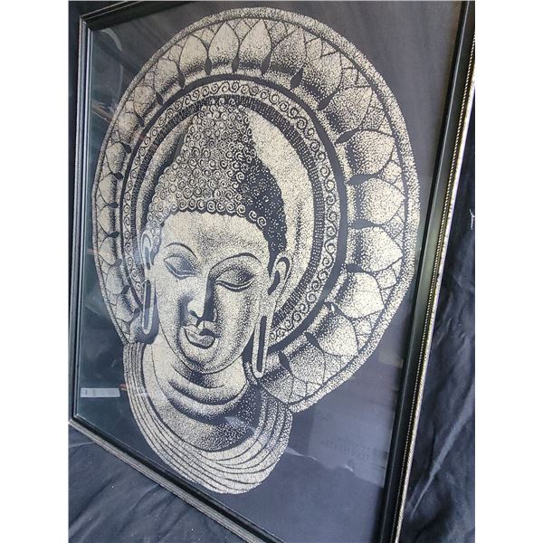 Framed Buddah Batik B