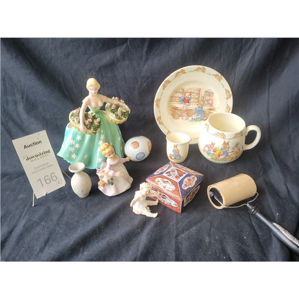 Antique Ink Roller w Sterling & More A