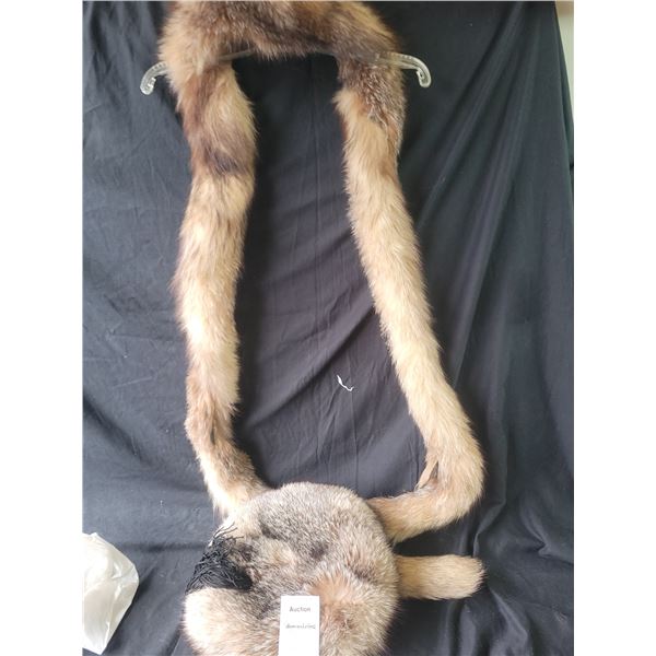 Fur Scarf & Hat A