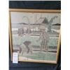 Image 1 : Framed Fabric Painting B