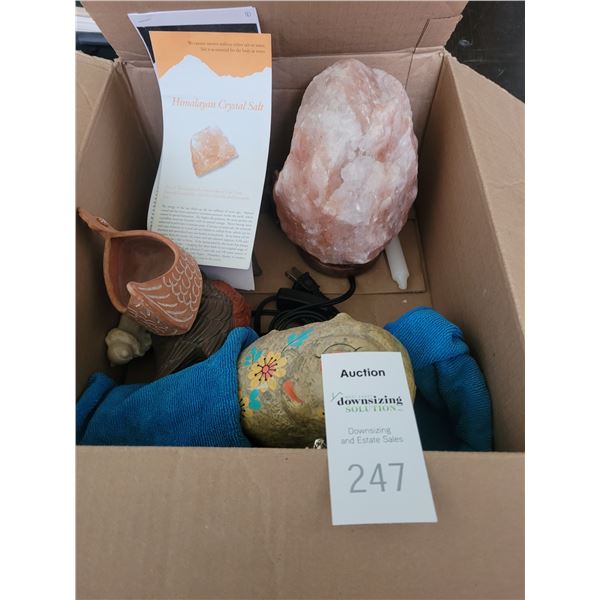 Himalayan  Salt Crystal Lamp & More