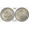 Image 1 : BAVARIA: Otto, 1886-1913, AR 2 mark, 1903-D, PCGS graded MS62