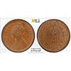 Image 1 : BRITISH INDIA: Victoria, Empress, 1876-1901, AE 1/12 anna, 1901(c), PCGS graded MS62 BN